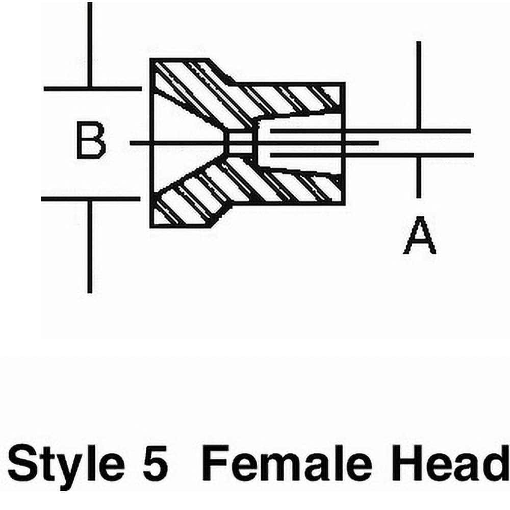 Riten - Lathe Center Points, Tips & Accessories; Product Type: Point ; Center Compatibility: Live Center ; Point Style: Female Point ; Minimum Point Diameter (Inch): 3/8 ; Minimum Point Diameter (Decimal Inch): 0.3750 ; Maximum Point Diameter (Decimal In - Exact Tool & Supply