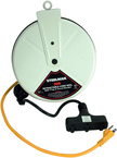 30' Metal Cord Reel 13W Fluorescent Tube - Exact Tool & Supply