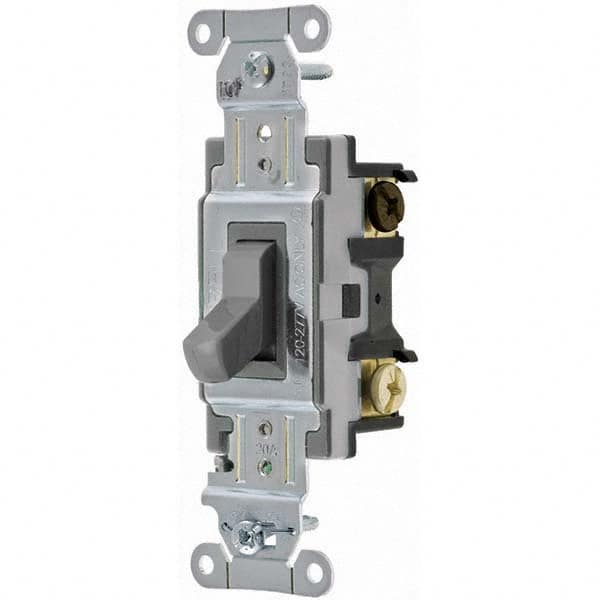 Hubbell Wiring Device-Kellems - Toggle Switches Switch Type: Medium Duty Switch Sequence: Off-On - Exact Tool & Supply