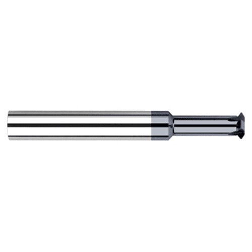 0.0440″ Cutter Diameter × 0.1250″ (1/8″) Reach Carbide Single Form #0 Thread Milling Cutter for Hardened Steels, 3 Flutes, AlTiN Nano Coated - Exact Tool & Supply
