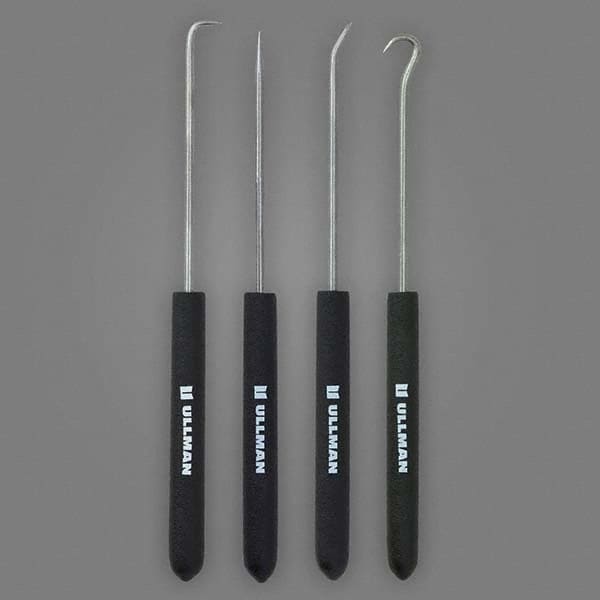 Ullman Devices - Scribe & Probe Sets Type: Hook & Pick Set Number of Pieces: 4 - Exact Tool & Supply