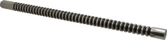 Dumont Minute Man - 7/8" Hex, 7/8" Pilot Hole Diam, 5/8 to 2" Length of Cut, Hexagon Broach - 1.008 to 1.01" Across Corners, 18-1/2" OAL, 8,400 Lb Pressure for Max Length of Cut, 3/8" Pitch, High Speed Steel - Exact Tool & Supply