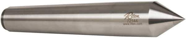 Riten - 1-3/4" Head Diam, Carbide-Tipped Steel Standard Point Solid Dead Center - Jarno 14 Taper, 1-3/4" Point Diam, 3" Point Length, 10-1/2" OAL - Exact Tool & Supply