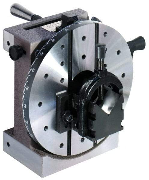 Harig - 24 Position, V-Block Grinding Fixture & Indexing Spacer - 4" High Centerline, 1-3/16" Spacer Through Hole, 8-5/16" OAL, 7-41/64" Overall Height - Exact Tool & Supply
