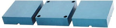 Kurt - 6" Jaw Width, 1.728" Jaw Height, Standard, Vise Jaw Set - Aluminum, 3 Jaws, Soft Jaws, 6 HD & HDL Vise Compatibility - Exact Tool & Supply