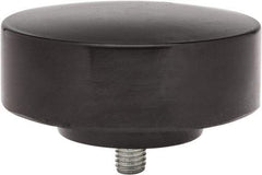 NUPLA - 4" Face Diam, Grade Hard, Black Hammer Replacement Tip - 18 oz Head, Plastic - Exact Tool & Supply