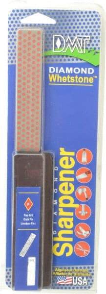 DMT - Fine Grade, Diamond Whetstone Sharpener - 25 Micron, Diamond Area 4.3" Long x 7/8" Wide - Exact Tool & Supply