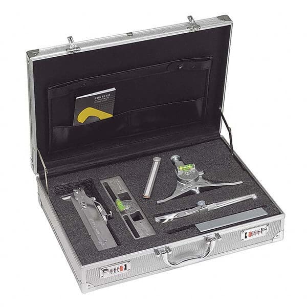 Jackson Safety - Layout & Setup Kits Type: Accessory Kit Contents: #1 Curvo-Mark Marker; #7 Centering Head; #8 Pro-Mag Level; Standard Radius Marker; Square Soap Stone & Holder; Loackable Metal Carrying Case - Exact Tool & Supply