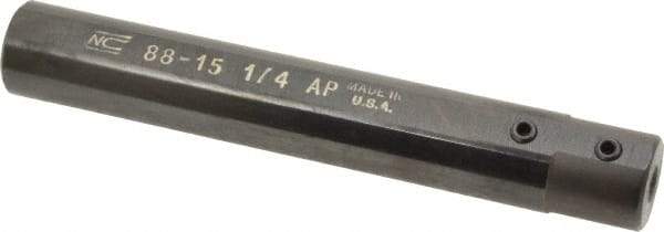 Global CNC Industries - 1/4" Bore Diam, 3/4" Shank Diam, Boring Bar Sleeve - 5" OAL, 1-1/2" Bore Depth - Exact Tool & Supply