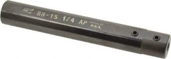 Global CNC Industries - 1/4" Bore Diam, 3/4" Shank Diam, Boring Bar Sleeve - 5" OAL, 1-1/2" Bore Depth - Exact Tool & Supply