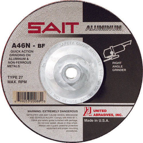 4-1/2X1/4X5/8-11 ALUM GRINDING WHL - Exact Tool & Supply