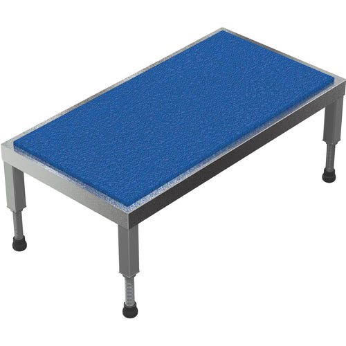 Adj SS Stand 10.5-16.5 H 24W × 36L - Exact Tool & Supply