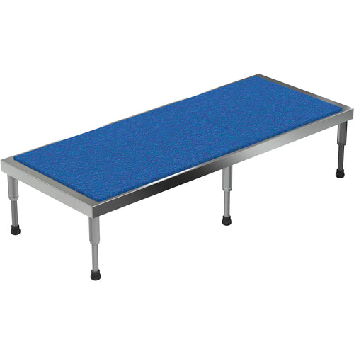 Adj Alum Stand 9.5-15.5 H 24 × 60 - Exact Tool & Supply