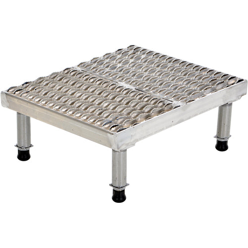 Adj SS Stand 10.5-16.5 H 19W × 35.25L - Exact Tool & Supply