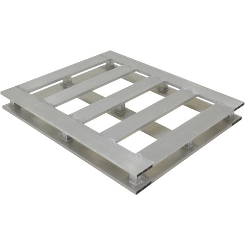 Heavy Duty Aluminum Half Pallet 24 × 24 - 4 Way - Exact Tool & Supply