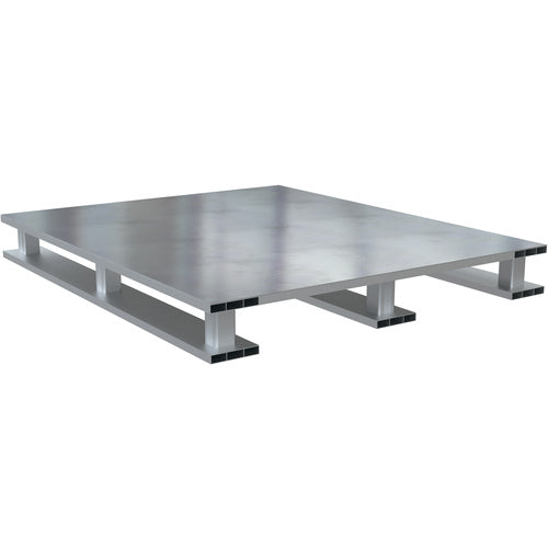 Hvy Duty Alum Solid Top Pallet 4K40 × 48 Skid Bottom - Exact Tool & Supply