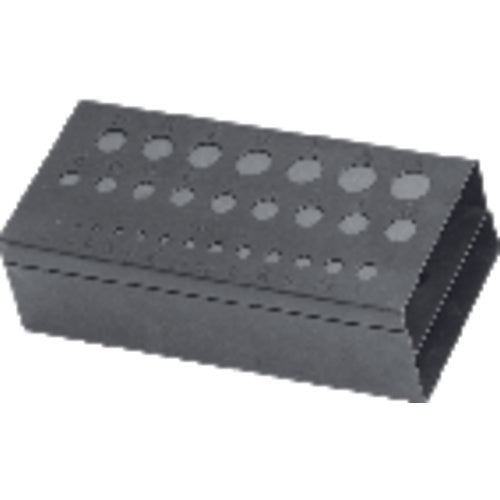 Cutting Tool Stand - Holds 1/16″-1/2″ × 64th Jobber Drill - Exact Tool & Supply