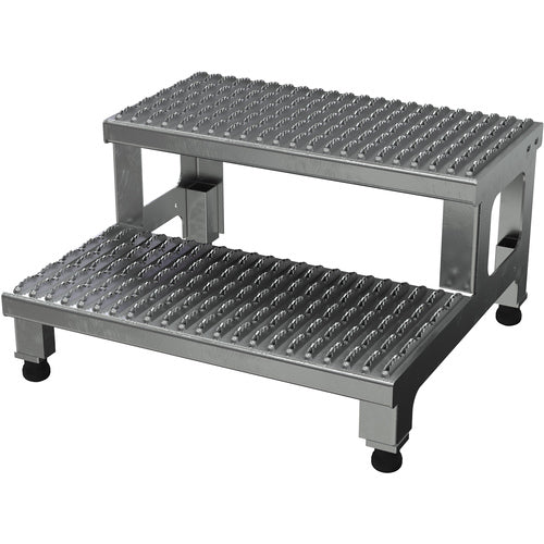 Adj Alum Step Mate Stand 2 Step 24.06 × 22.75 - Exact Tool & Supply
