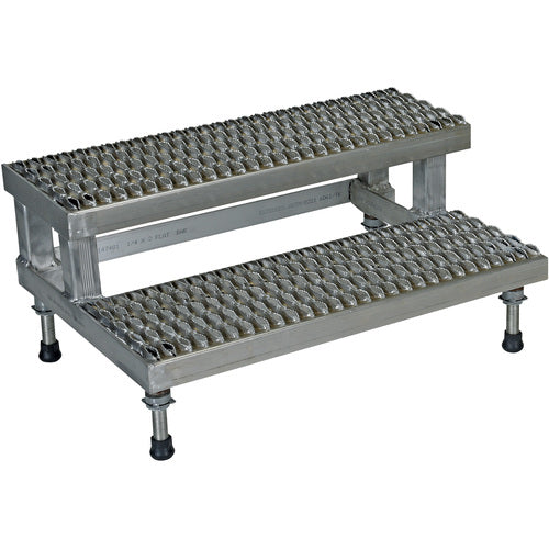 Adj SS Step Mate Stand 2 Step 35.75 × 22.87″ - Exact Tool & Supply