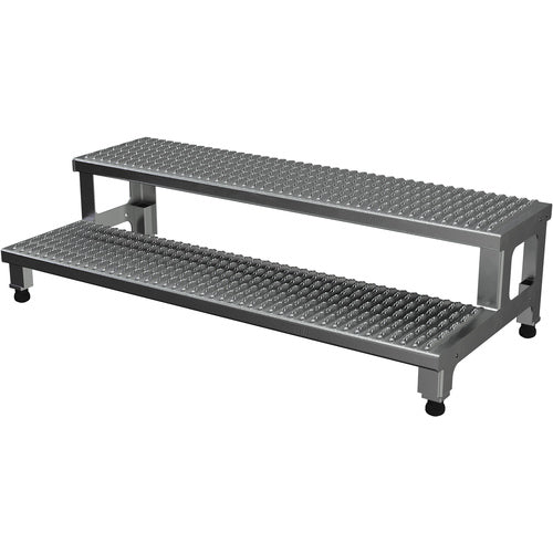 Adj Alum Step Mate Stand 2 Step 48.06 × 22.75 - Exact Tool & Supply