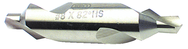 #7 90° High Speed Steel Center Drill-Plain - Exact Tool & Supply