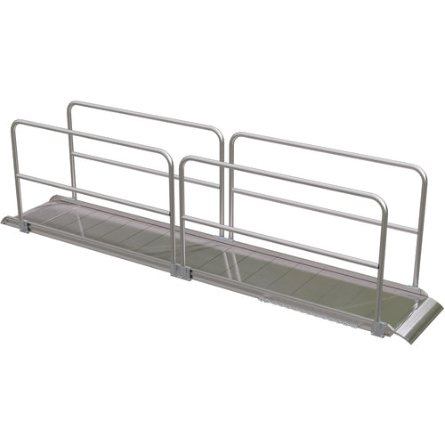 Alum Walk Ramp Handrail Overlap 168 × 28″ - Exact Tool & Supply