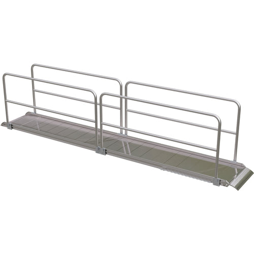 Alum Walk Ramp Handrail Overlap 192 × 28″ - Exact Tool & Supply