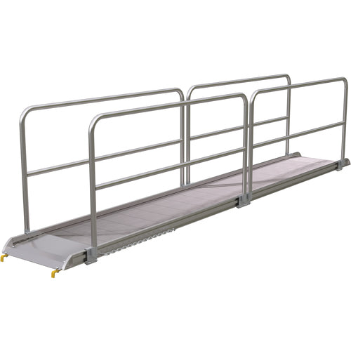 Alum Walk Ramp Handrail Hook 193.12 × 28″ - Exact Tool & Supply