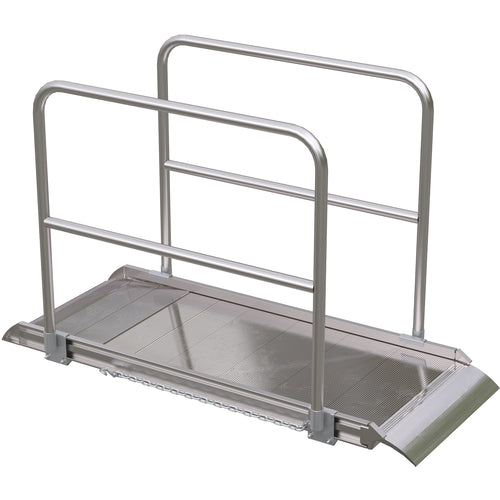 Alum Walk Ramp Handrail Overlap 72 × 28″ - Exact Tool & Supply
