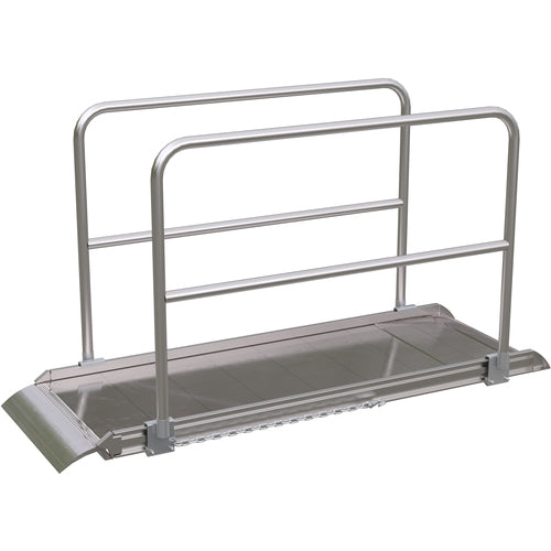 Alum Walk Ramp Handrail Overlap 84 × 28″ - Exact Tool & Supply
