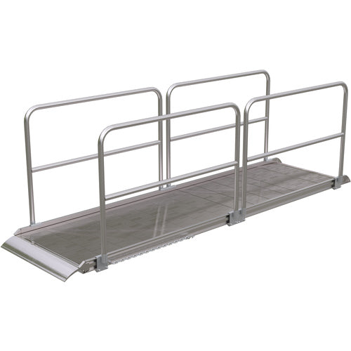 Alum Walk Ramp Handrail Overlap 144 × 38″