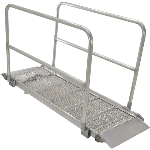 Alum Grip Walk Ramp Handrail 29.38 × 108.5 - Exact Tool & Supply
