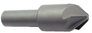 1" Size-1/2" Shank-60° 6 Flute CNC-K Precision Countersink - Exact Tool & Supply