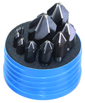 11 Pc. HSS 82 Degree Chatterless Countersink Set - Exact Tool & Supply
