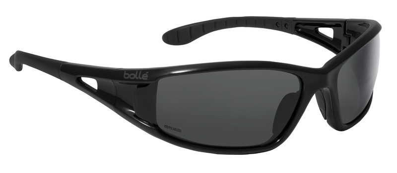LOWRIDER, Pola GRY Lens, Shiny BLK Fr Polarized Grey ASShiny Black - Exact Tool & Supply