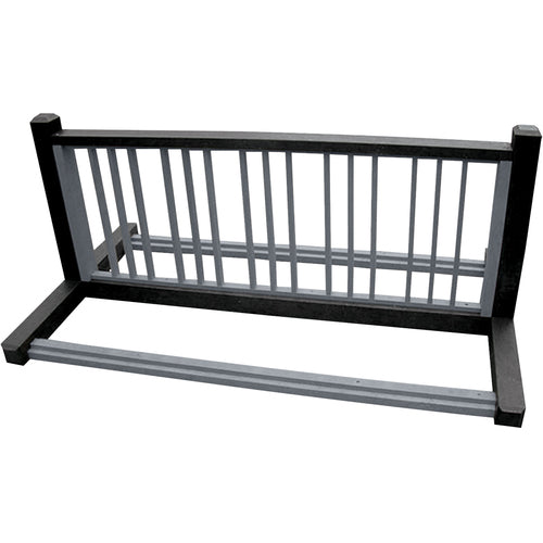 Bike Rack Blk/Charcoal 10 Positions - Exact Tool & Supply