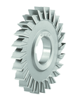 10 x 1 x 1-1/2 - HSS - Straight Side Tooth Side Milling Cutter - 38T - TiAlN Coated - Exact Tool & Supply