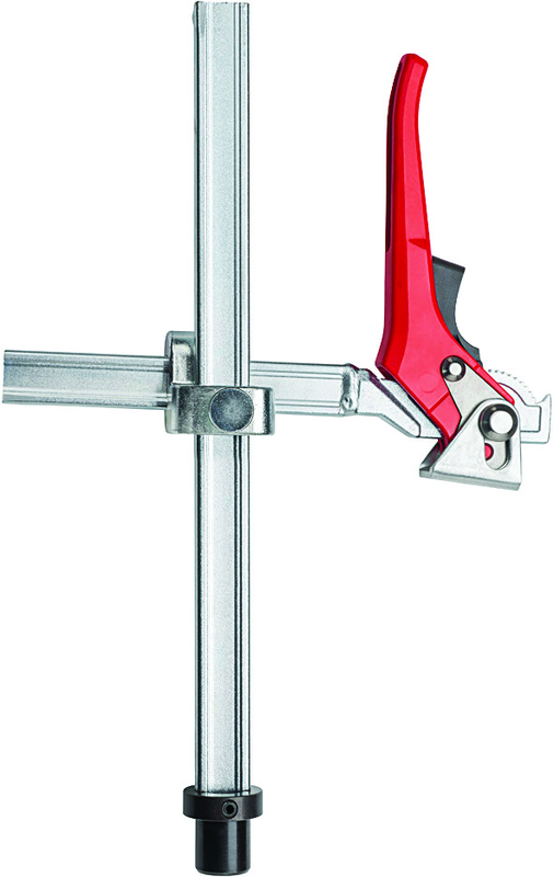 28mm Welding Clamp - Variable Throat Depth - Lever Handle - Exact Tool & Supply