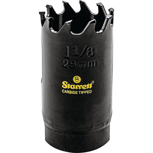 1-1/8″ Carbide Tipped Hole Saw - Starrett - Exact Tool & Supply