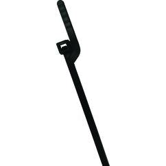 NYLON PEEL OFF 6" BLACK 1000/BAG - Exact Tool & Supply
