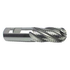 1" Dia. - 6-1/2" OAL - TiN M42 - Roughing - Ball End SE EM - 5 FL - Exact Tool & Supply