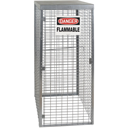 Vertical Cylinder Storage-Galv 30.5 × 30.5 - Exact Tool & Supply