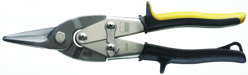 1-3/8'' Blade Length - 9-1/2'' Overall Length - Straight Cutting - Global Aviation Snips - Exact Tool & Supply