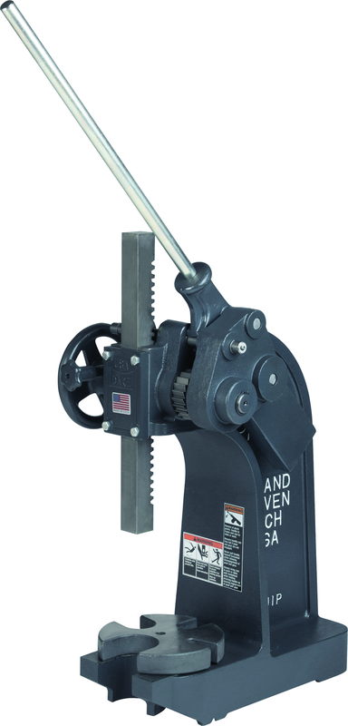Compound Leverage Arbor Press - 2 - 6 Ton - Exact Tool & Supply