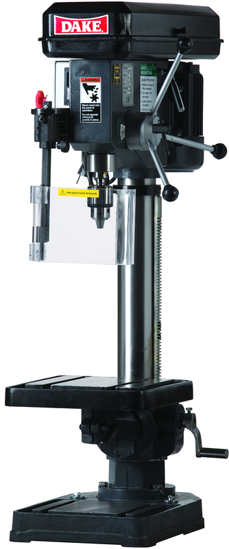 15" Bench Model Variable Speed Drill Press - TB-16V- 5/8" Drill Capacity, 1/2HP, 110V 1PH Motor - Exact Tool & Supply