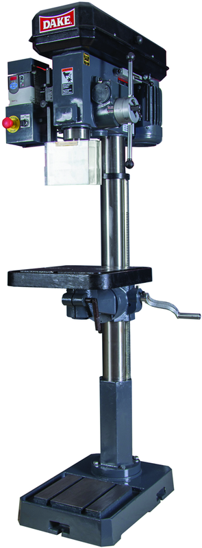 18" Floor Model Variable Speed Drill Press- SB-250V- 1" Drill Capacity, 1.5HP 110V 1PH ONLY Motor - Exact Tool & Supply