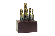 10 Pc. HSS Single-End End Mill Set - Exact Tool & Supply