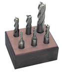 6 Pc. HSS Single-End End Mill Set - Exact Tool & Supply