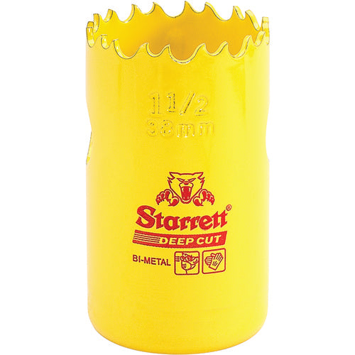1-1/2″ HSS Deep Cut Hole Saw - Starrett - Exact Tool & Supply