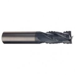 1/2" Dia. - 2-1/2" OAL - AlTiN CBD-Rough/Finish HP End Mill - 4 FL - Exact Tool & Supply